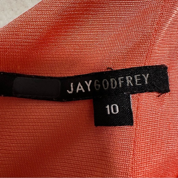 Jay Godfrey Papaya Orange Benioff Open Back Halter Mini
Dress Size 10 - Picture 6 of 15
